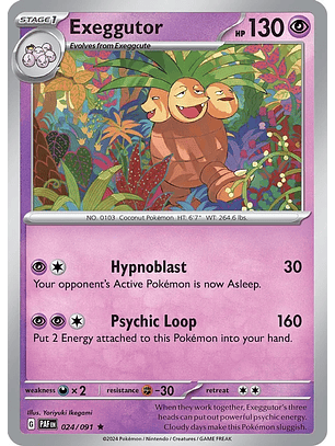 Exeggutor - 024/091 - Holo Rare