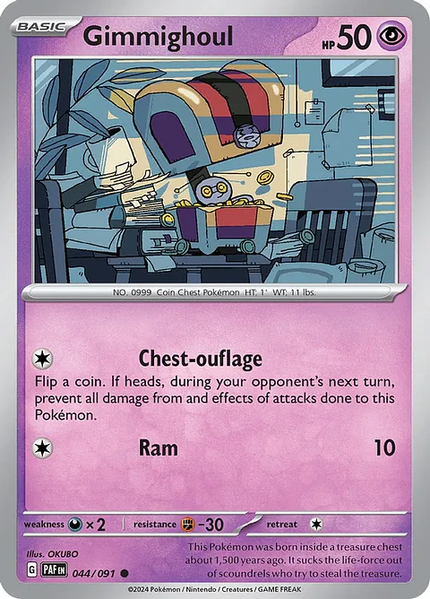 Gimmighoul - 044/091 - Common - PAF