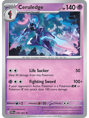 Ceruledge - 040/091 - Holo Rare
