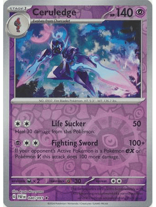 Ceruledge - 040/091 - Holo Rare