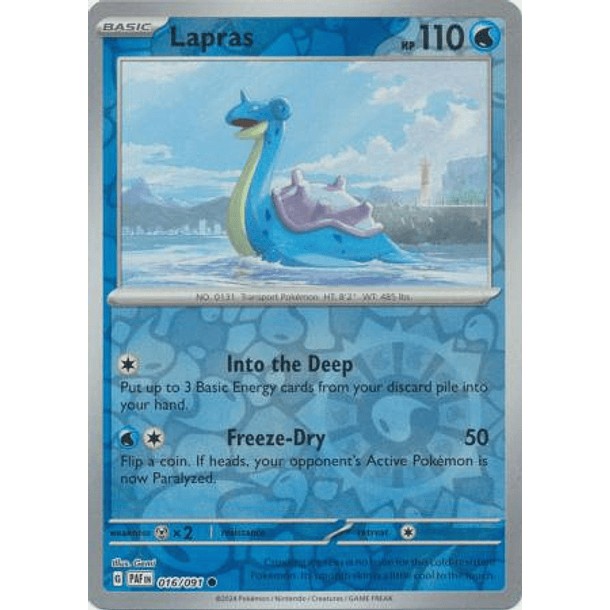 Lapras - 016/091 - Common 2