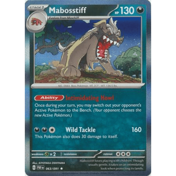 Mabosstiff - 063/091 - Holo Rare 2