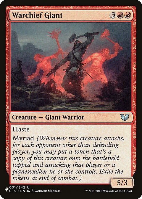 Warchief Giant - LIST - U 