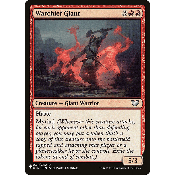 Warchief Giant - LIST - U 