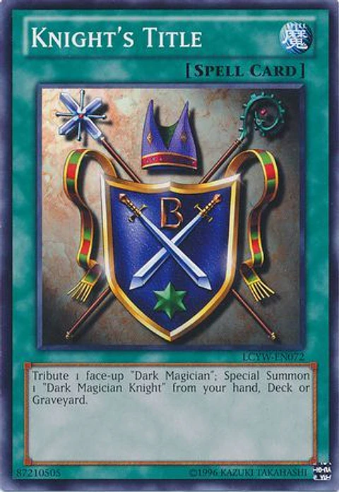 Knight's Title - LCYW-EN072 - Common Unlimited
