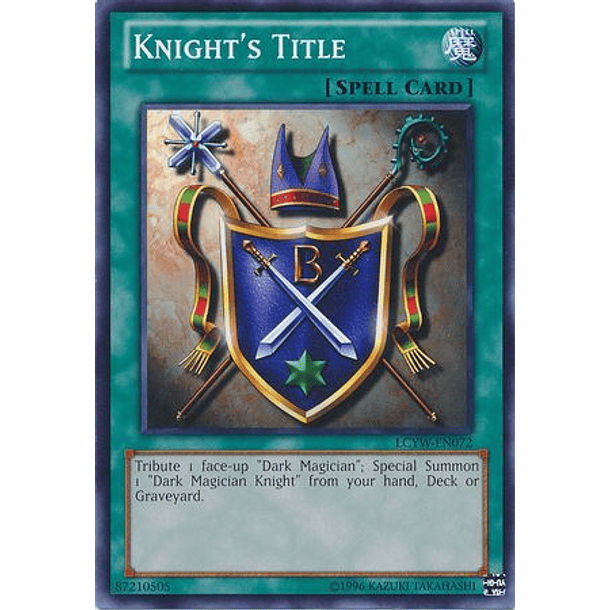 Knight's Title - LCYW-EN072 - Common Unlimited