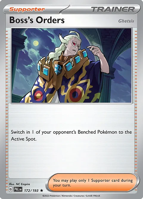 Boss's Orders - 172/193 - Holo Rare - PAL
