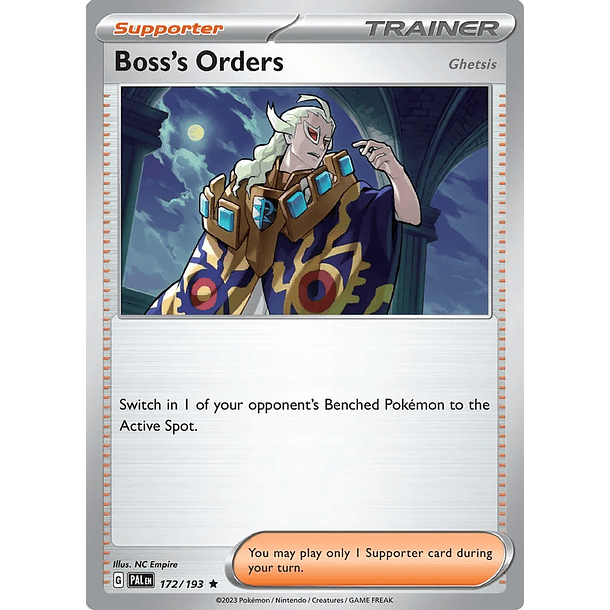 Boss's Orders - 172/193 - Holo Rare