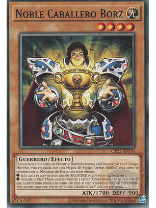Noble Knight Borz - OP22-EN016 - Common 