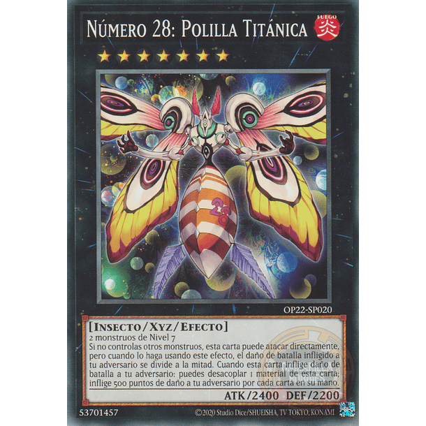 Number 28: Titanic Moth - OP22-EN020 - Common 