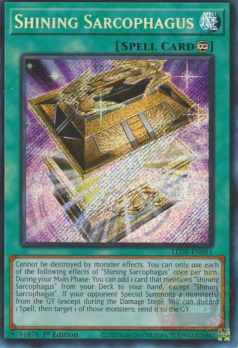 Shining Sarcophagus - LEDE-EN051 - Secret Rare