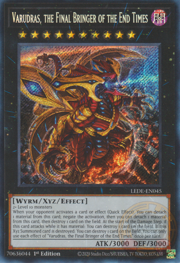 Varudras, the Final Bringer of the End Times - LEDE-EN045 - Secret Rare 1