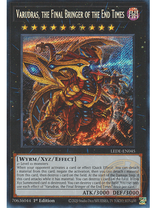 Varudras, the Final Bringer of the End Times - LEDE-EN045 - Secret Rare