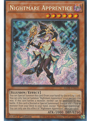 Nightmare Apprentice - LEDE-EN029 - Secret Rare