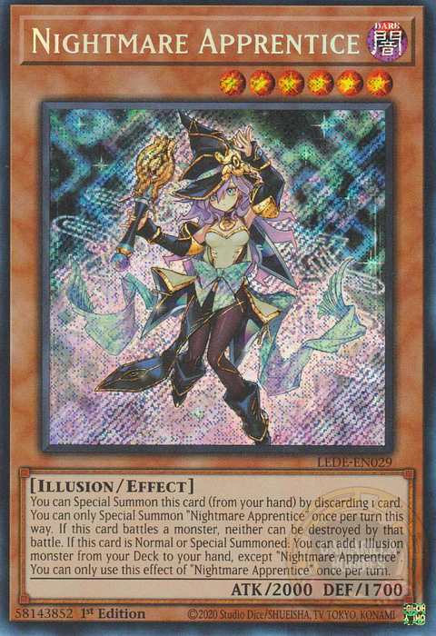 Nightmare Apprentice - LEDE-EN029 - Secret Rare