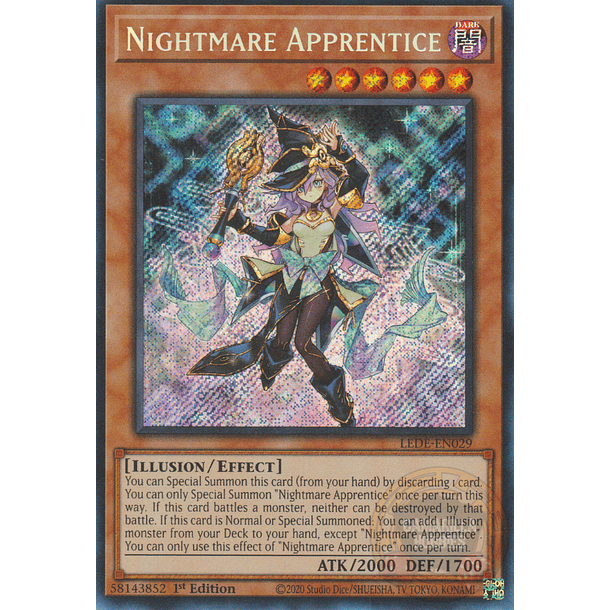 Nightmare Apprentice - LEDE-EN029 - Secret Rare