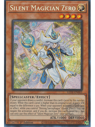 Silent Magician Zero - LEDE-EN003 - Secret Rare