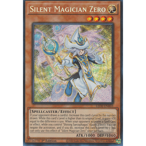 Silent Magician Zero - LEDE-EN003 - Secret Rare