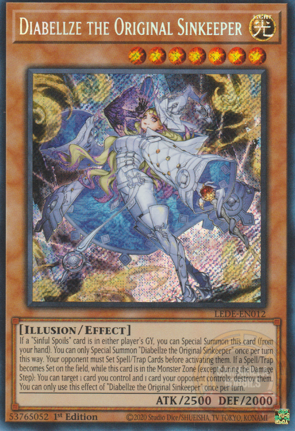Diabellze the Original Sinkeeper - LEDE-EN012 - Secret Rare 1
