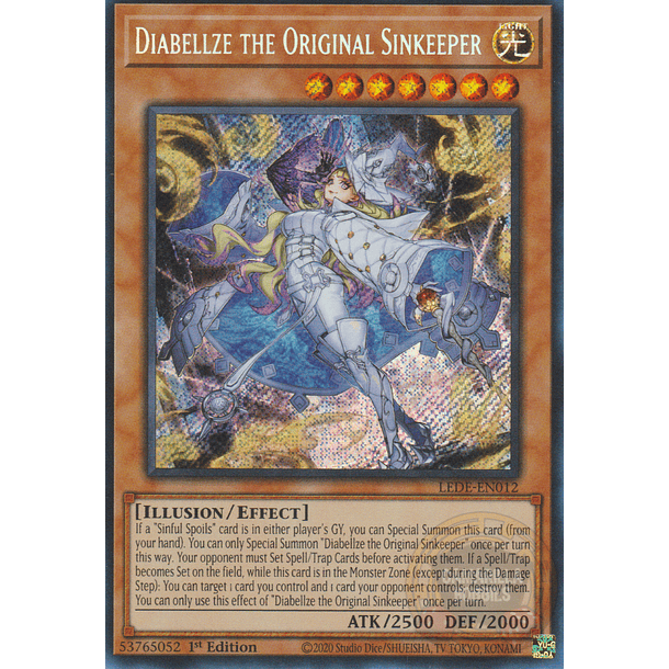 Diabellze the Original Sinkeeper - LEDE-EN012 - Secret Rare