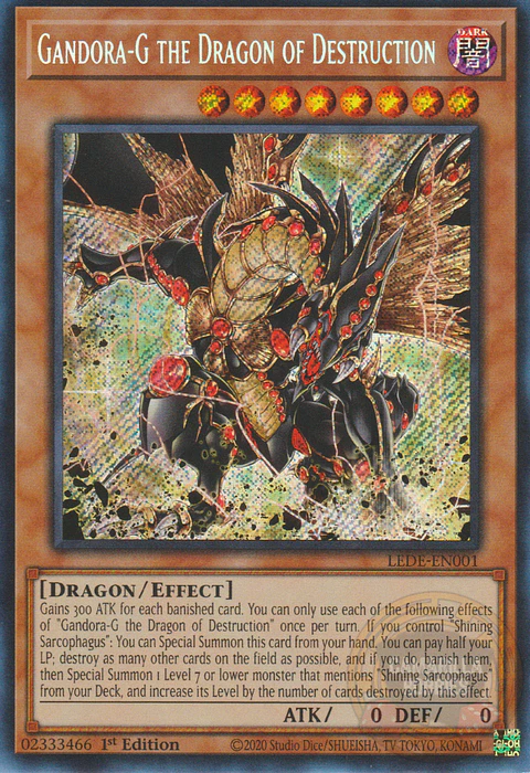 Gandora-G the Dragon of Destruction - LEDE-EN001 - Secret Rare