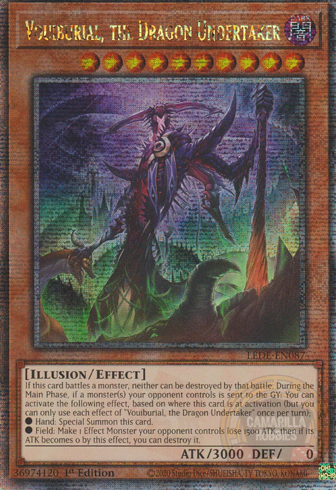 Vouiburial, the Dragon Undertaker - LEDE-EN087 - Quarter Century Secret Rare