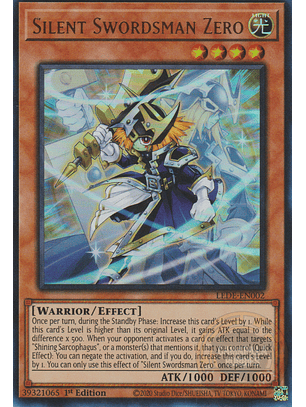 Silent Swordsman Zero - LEDE-EN002 - Ultra Rare 