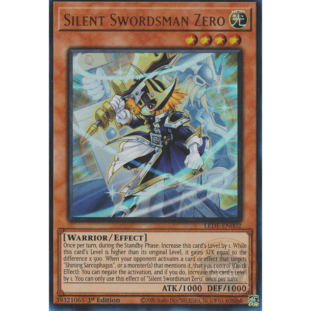 Silent Swordsman Zero - LEDE-EN002 - Ultra Rare 