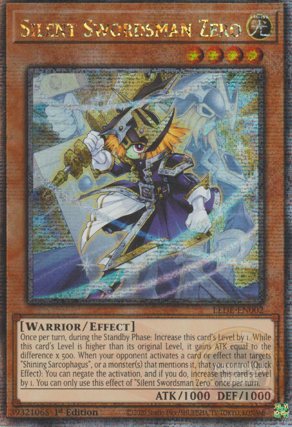 Silent Swordsman Zero - LEDE-EN002 - Quarter Century Secret Rare 1