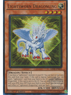 Lightsworn Dragonling - LEDE-EN023 - Ultra Rare