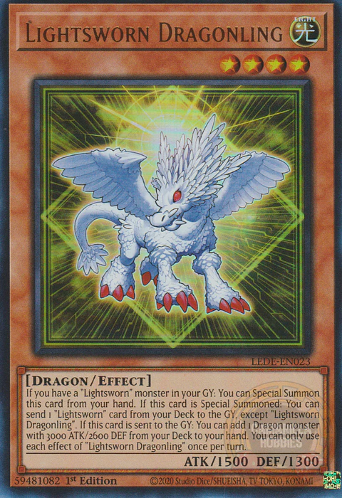 Lightsworn Dragonling - LEDE-EN023 - Ultra Rare