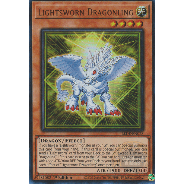 Lightsworn Dragonling - LEDE-EN023 - Ultra Rare