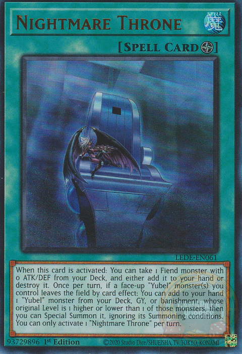 Nightmare Throne - LEDE-EN061 - Ultra Rare