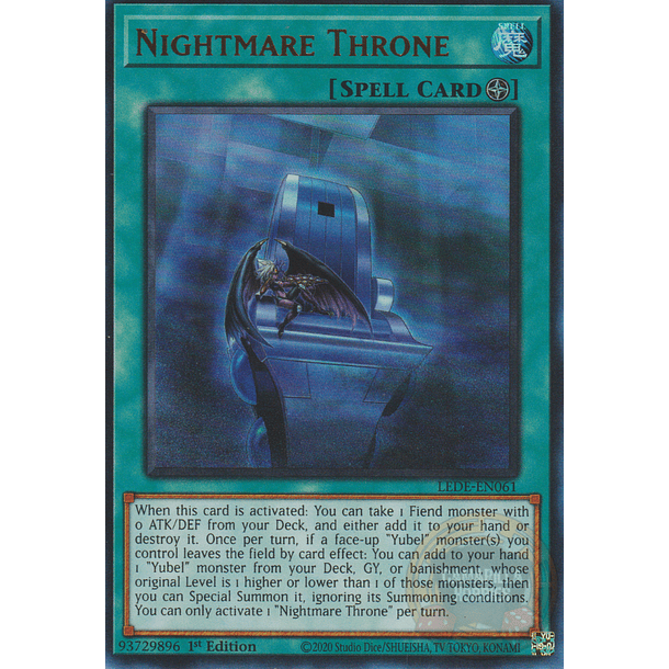 Nightmare Throne - LEDE-EN061 - Ultra Rare
