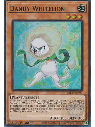 Dandy Whitelion - LEDE-EN097 - Super Rare