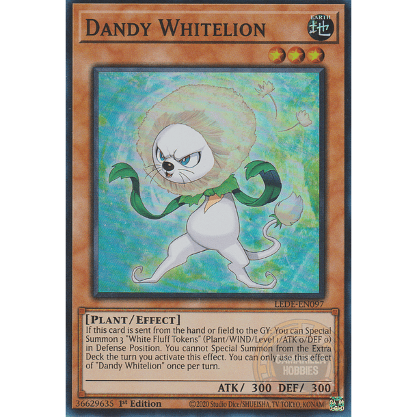 Dandy Whitelion - LEDE-EN097 - Super Rare