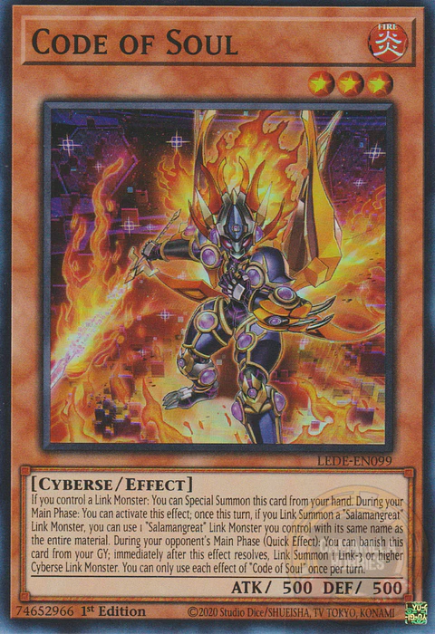 Code of Soul - LEDE-EN099 - Super Rare