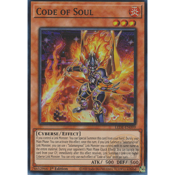 Code of Soul - LEDE-EN099 - Super Rare