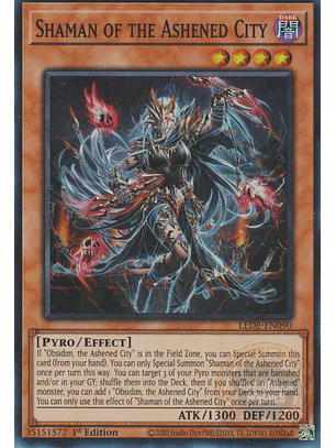 Shaman of the Ashened City - LEDE-EN090 - Super Rare