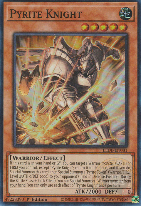 Pyrite Knight - LEDE-EN081 - Super Rare