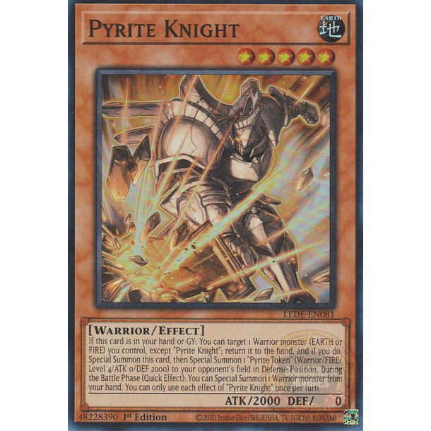Pyrite Knight - LEDE-EN081 - Super Rare