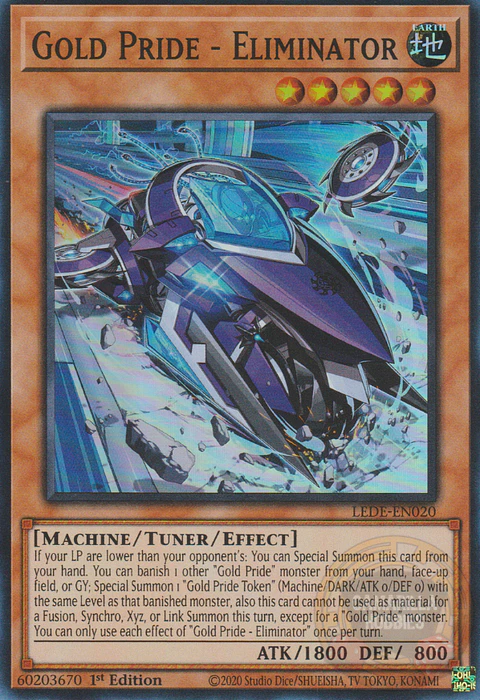 Gold Pride - Eliminator - LEDE-EN020 - Super Rare