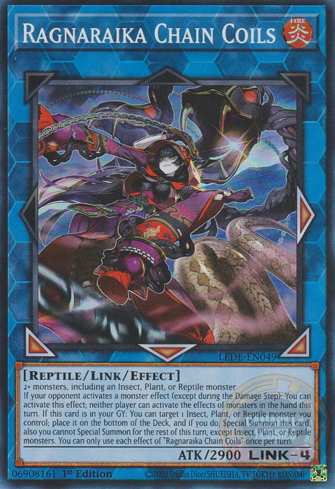 Ragnaraika Chain Coils - LEDE-EN049 - Super Rare