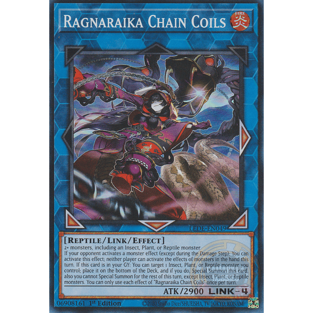 Ragnaraika Chain Coils - LEDE-EN049 - Super Rare