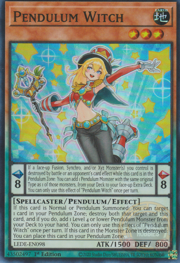 Pendulum Witch - LEDE-EN098 - Super Rare 1