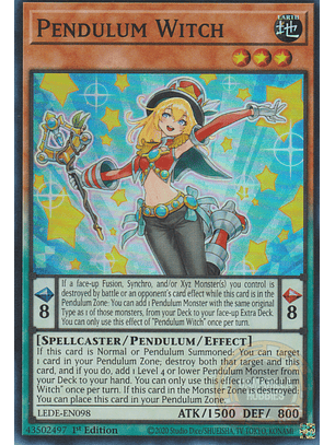 Pendulum Witch - LEDE-EN098 - Super Rare