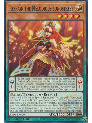 Refrain the Melodious Songstress - LEDE-EN009 - Common