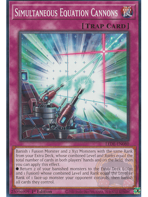 Simultaneous Equation Cannons - LEDE-EN080 - Common 