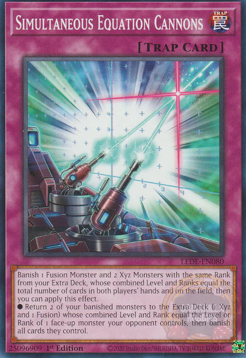 Simultaneous Equation Cannons - LEDE-EN080 - Common 