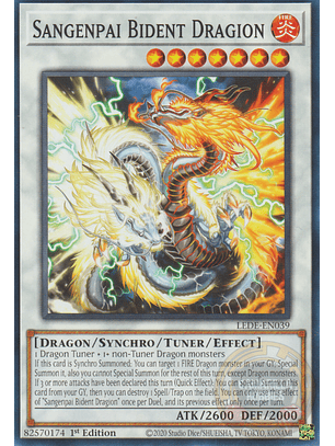 Sangenpai Bident Dragion - LEDE-EN039 - Common 